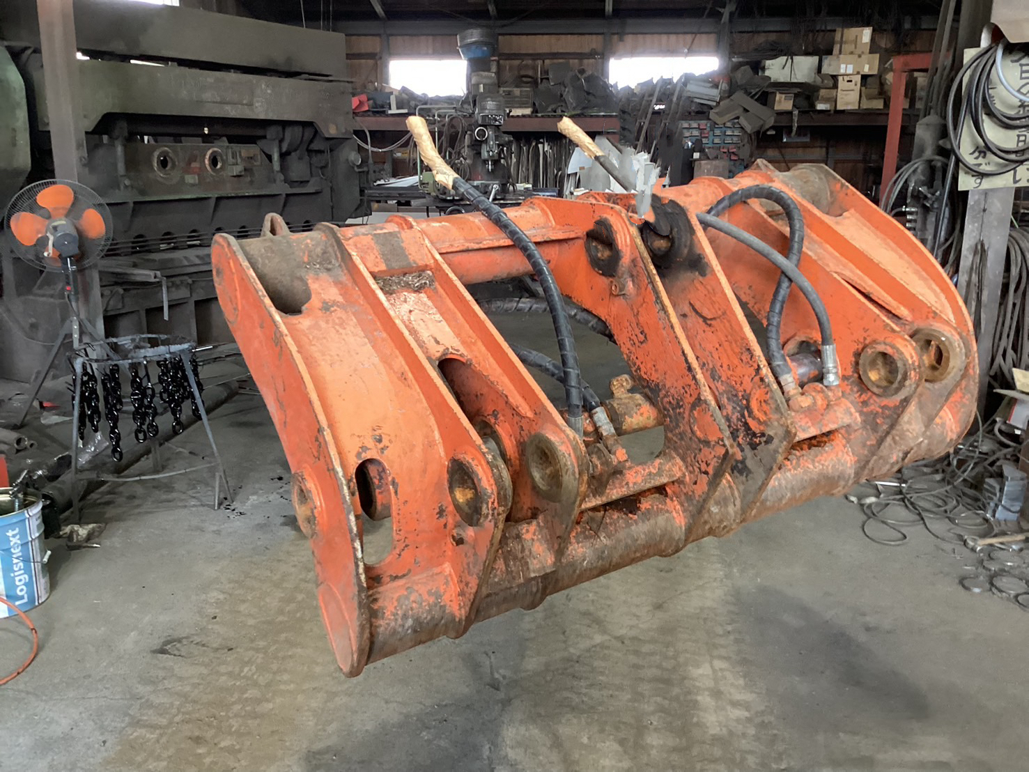 中古　社外製油圧式ワンタッチ装置　